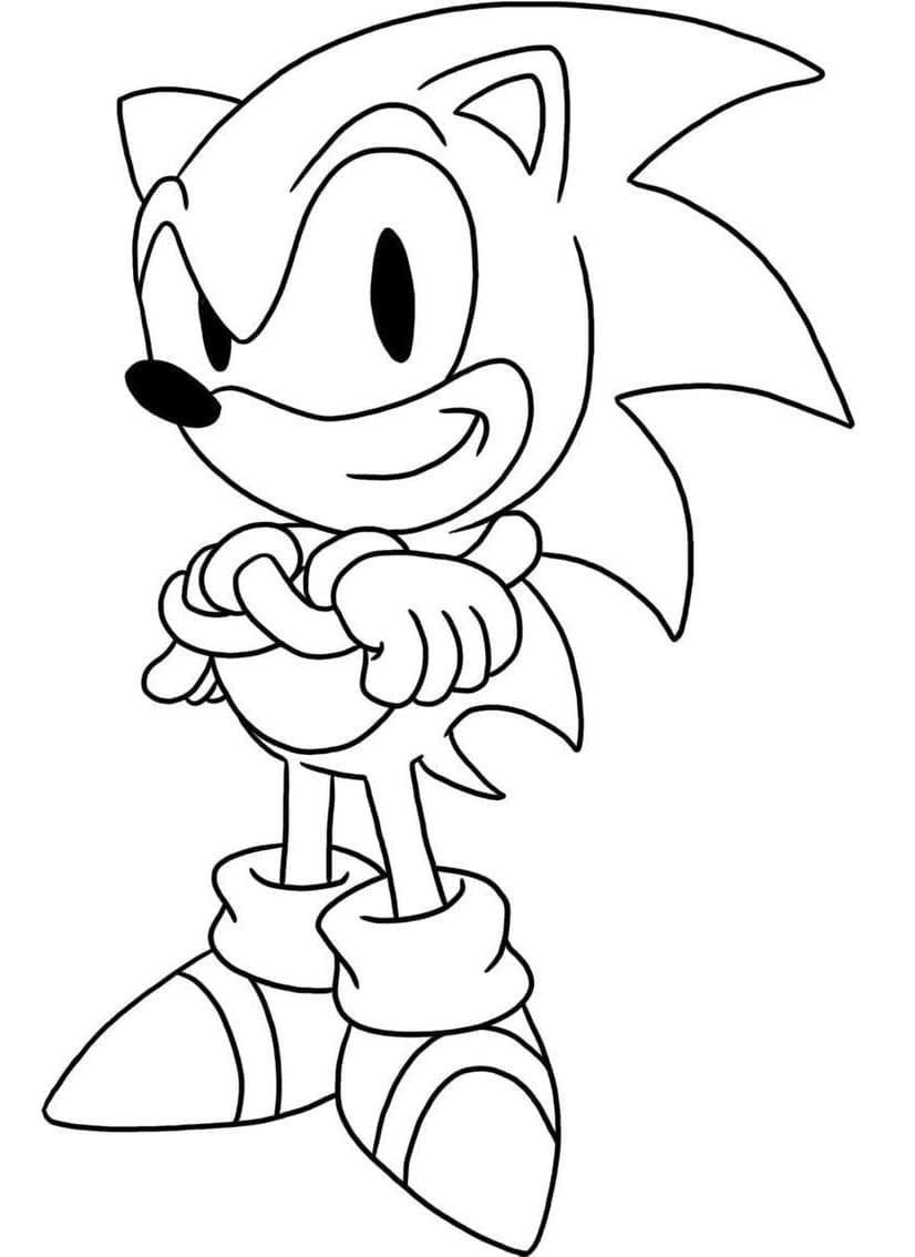 Dibujo gratuito Sonic #180823 de la coleccion Videojuegos para imprimir Dibujo gratuito Sonic #180823 de la coleccion Videojuegos para imprimir