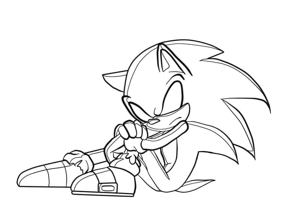 Dibujo gratuito Sonic oscuro #222166 de la coleccion Videojuegos para imprimir