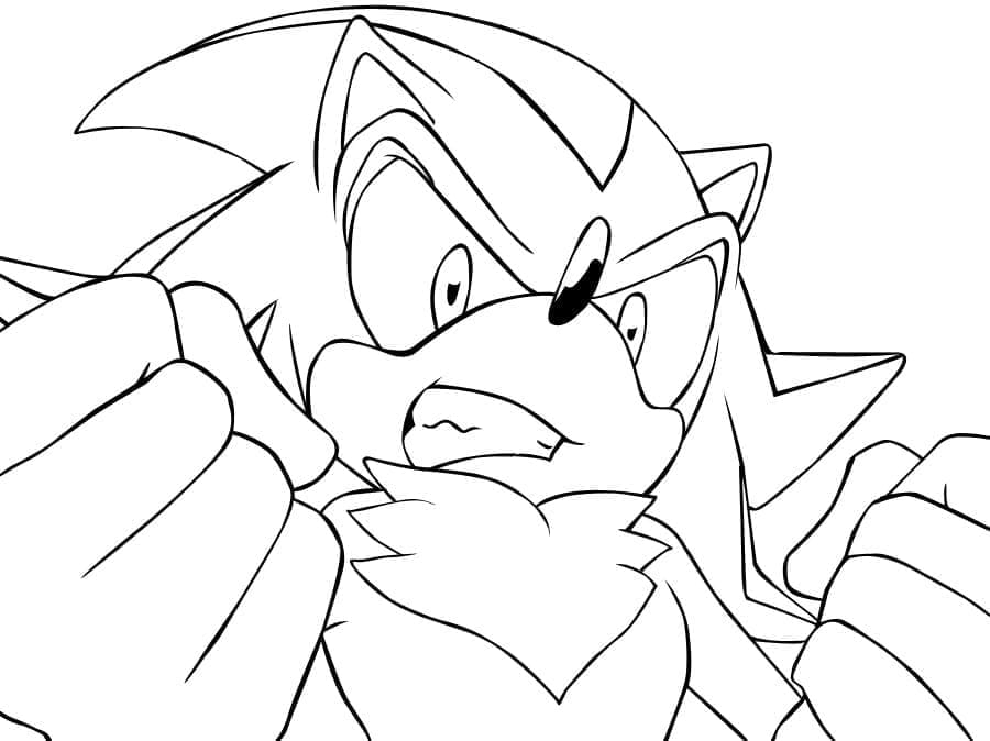 Dibujo gratuito Sonic Shadow #216332 de la coleccion Videojuegos para imprimir