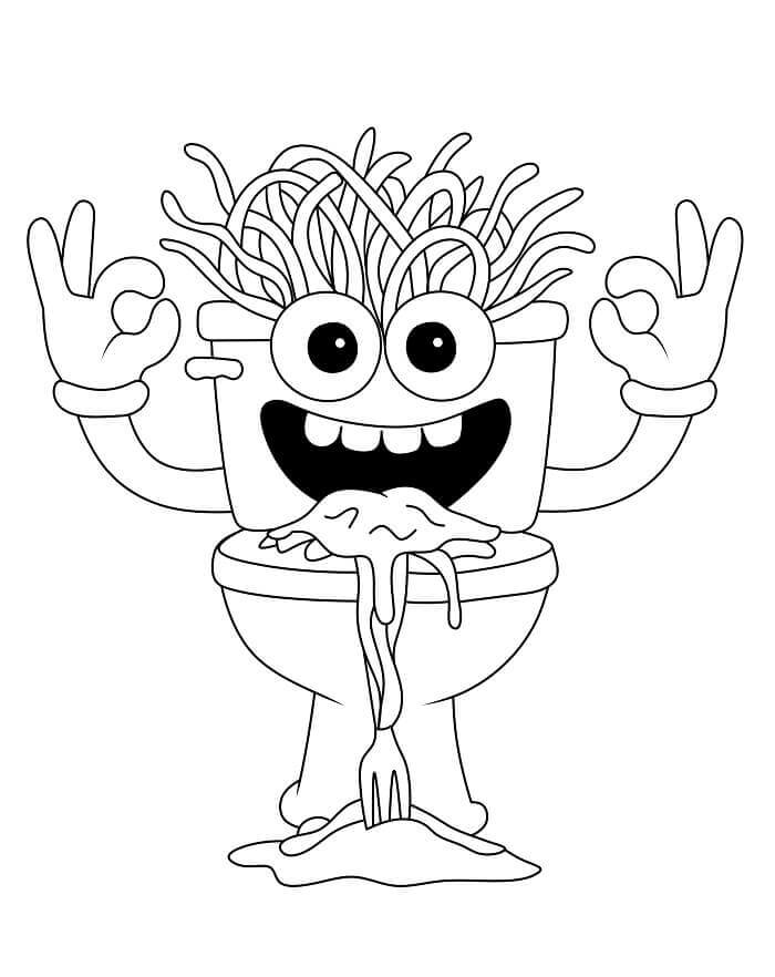 Dibujo gratuito Spaghetti Tualetti #222142 de la coleccion Videojuegos para imprimir