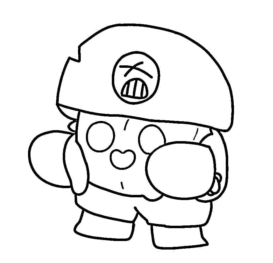 Dibujo gratuito Spike Brawl Stars #221051 de la coleccion Videojuegos para imprimir