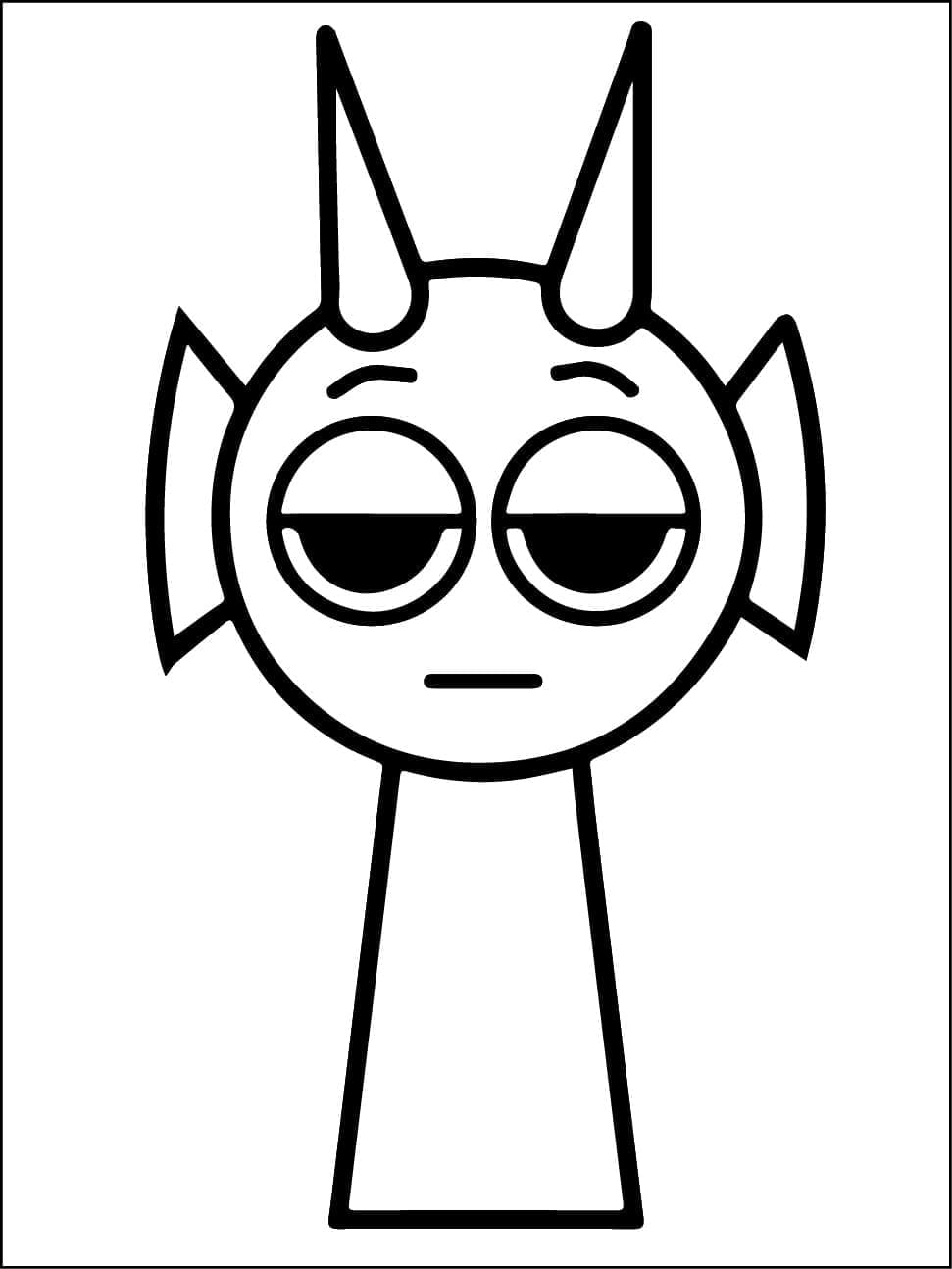 Dibujo gratuito Sprunki Incredibox #218783 de la coleccion Videojuegos para imprimir