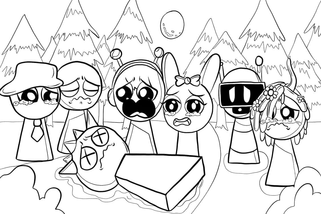 Dibujo para colorear: Sprunki Incredibox (Videojuegos) #218801 - Dibujos para Colorear e Imprimir Gratis