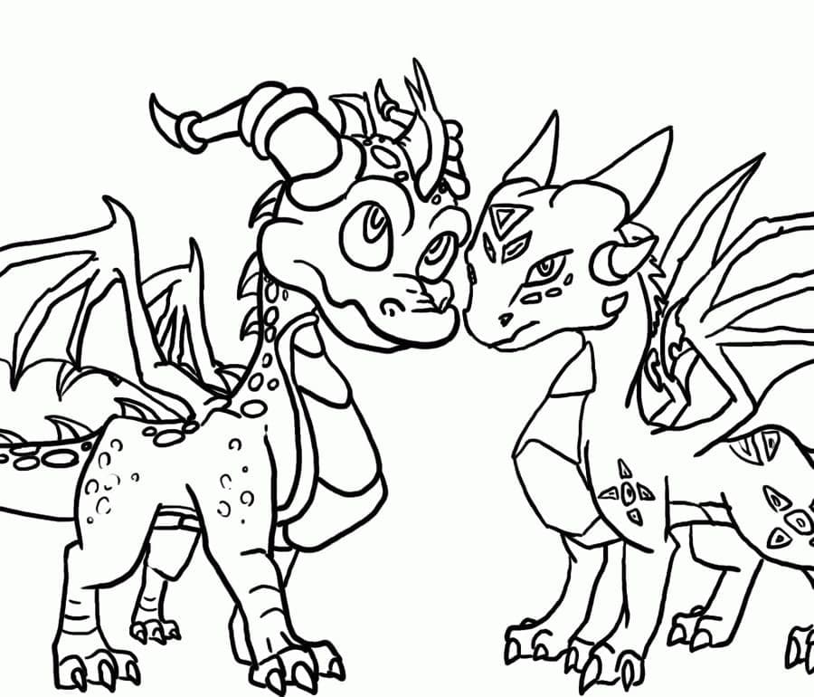 Dibujo para colorear: Spyro (Videojuegos) #205159 - Dibujos para Colorear e Imprimir Gratis