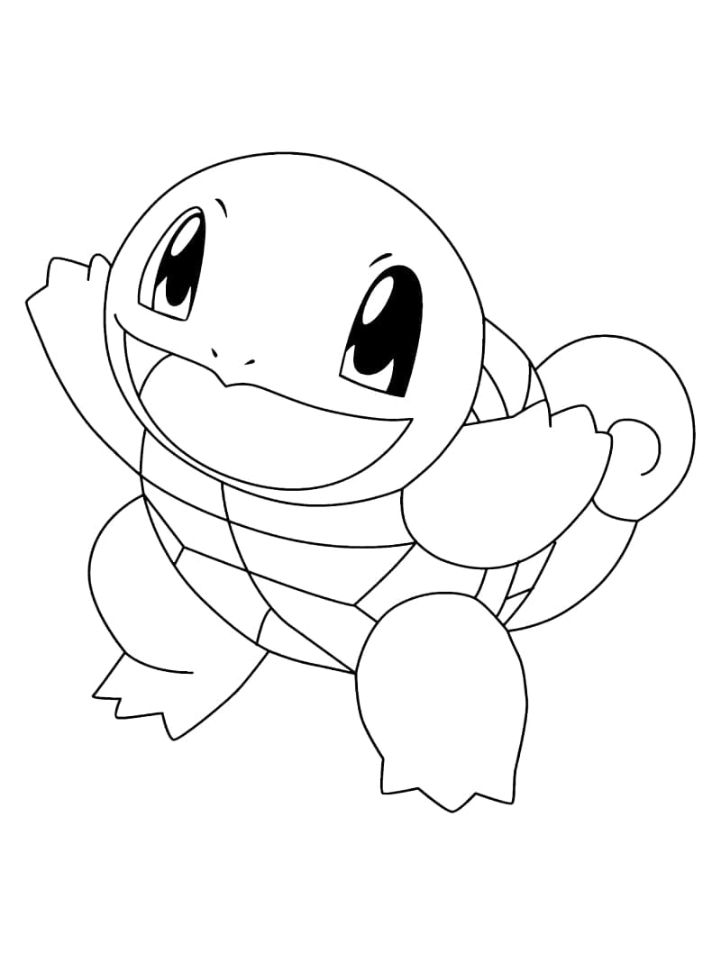Dibujo gratuito Squirtle #181487 de la coleccion Videojuegos para imprimir