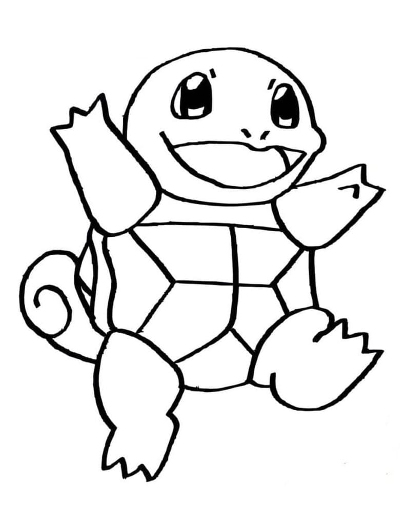 Dibujo gratuito Squirtle #181499 de la coleccion Videojuegos para imprimir
