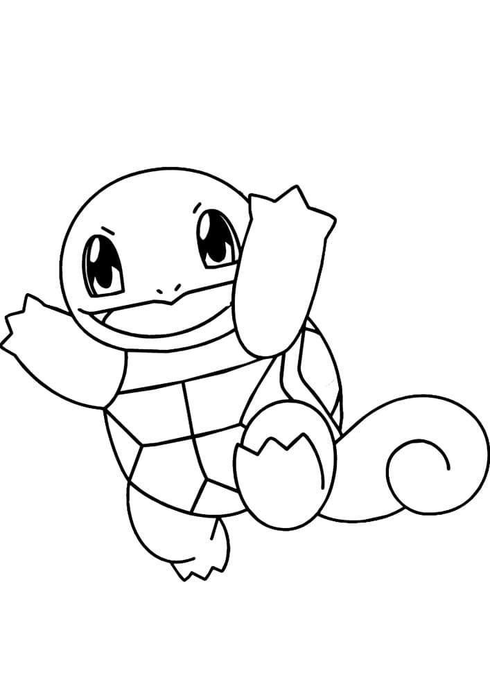 Dibujo gratuito Squirtle #181503 de la coleccion Videojuegos para imprimir