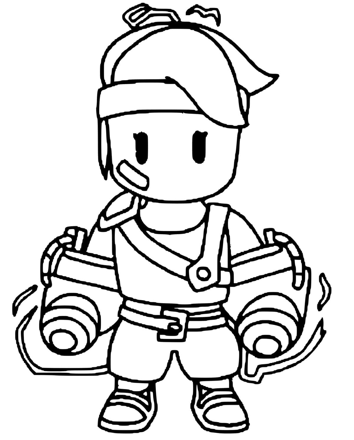 Dibujo gratuito Stumble Guys #215575 de la coleccion Videojuegos para imprimir