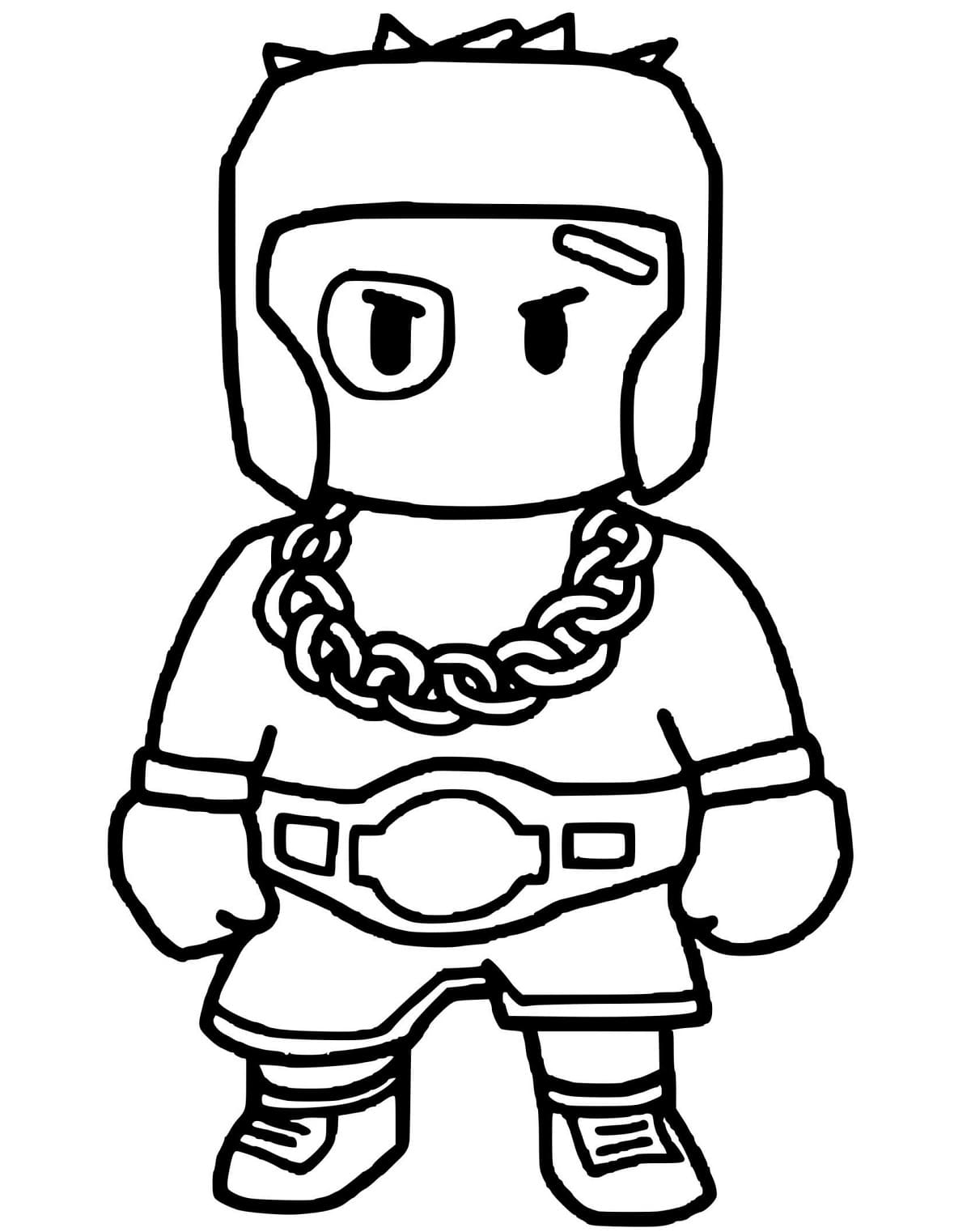 Dibujo gratuito Stumble Guys #215586 de la coleccion Videojuegos para imprimir