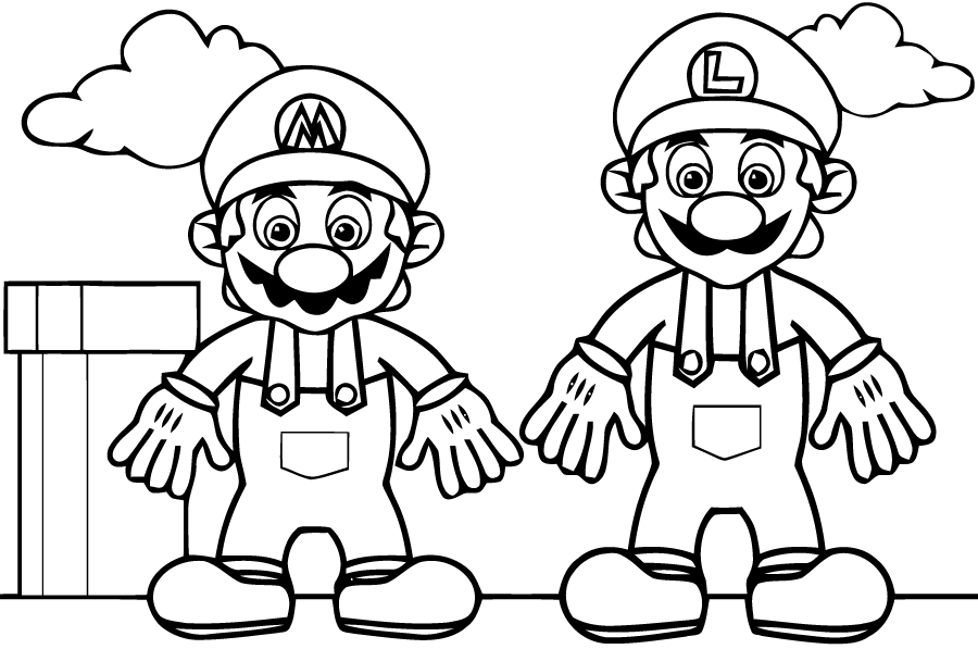 Dibujo para colorear: Super Mario Bros (Videojuegos) #153578 - Dibujos para Colorear e Imprimir Gratis