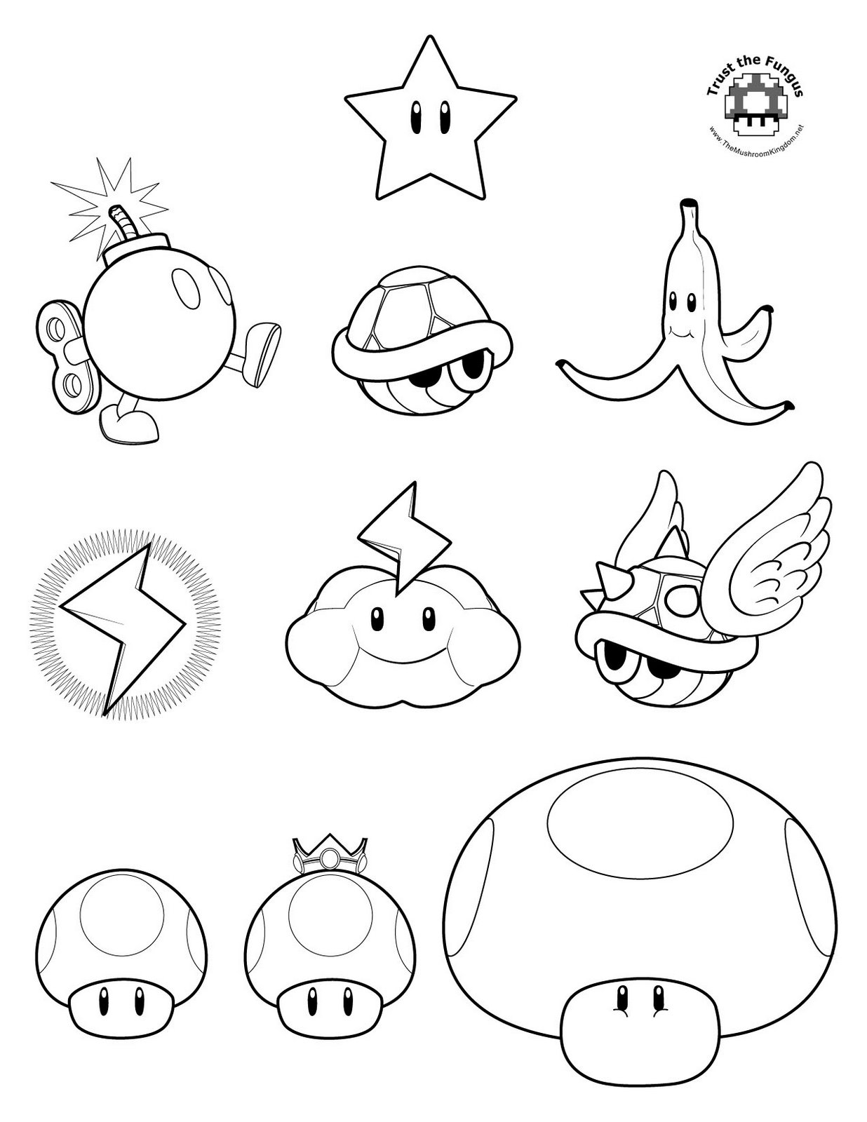 Dibujo para colorear: Super Mario Bros (Videojuegos) #153579 - Dibujos para Colorear e Imprimir Gratis