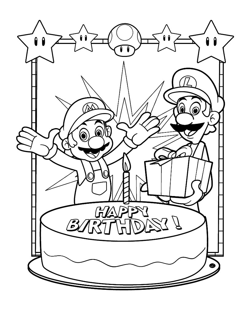 Dibujo para colorear: Super Mario Bros (Videojuegos) #153620 - Dibujos para Colorear e Imprimir Gratis