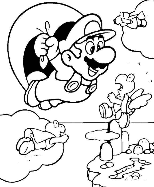 Dibujo para colorear: Super Mario Bros (Videojuegos) #153622 - Dibujos para Colorear e Imprimir Gratis