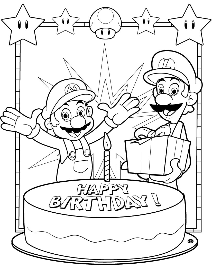 Dibujo para colorear: Super Mario Bros (Videojuegos) #153660 - Dibujos para Colorear e Imprimir Gratis