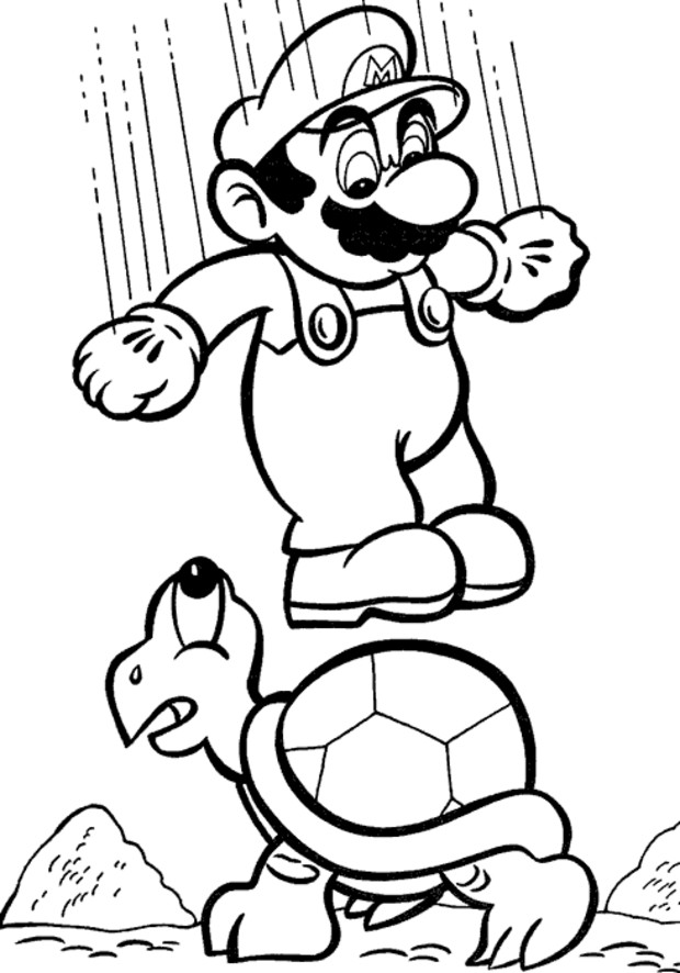 Dibujo para colorear: Super Mario Bros (Videojuegos) #153668 - Dibujos para Colorear e Imprimir Gratis