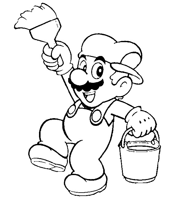 Dibujo para colorear: Super Mario Bros (Videojuegos) #153669 - Dibujos para Colorear e Imprimir Gratis