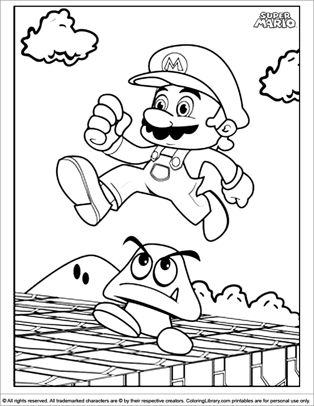 Dibujo para colorear: Super Mario Bros (Videojuegos) #153691 - Dibujos para Colorear e Imprimir Gratis