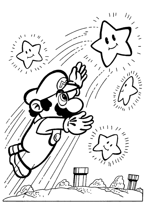Dibujo para colorear: Super Mario Bros (Videojuegos) #153712 - Dibujos para Colorear e Imprimir Gratis