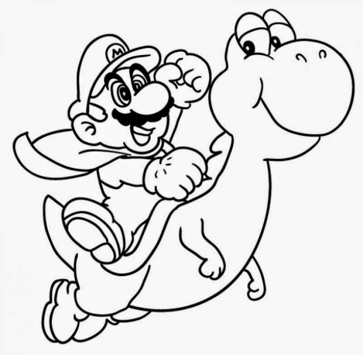 Dibujos De Super Mario Bros 153719 Videojuegos Para Colorear
