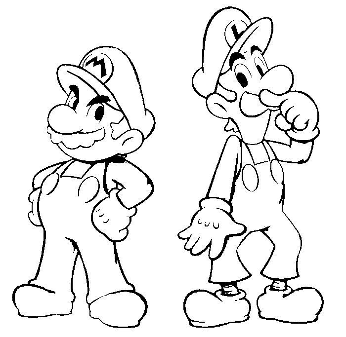 Dibujo para colorear: Super Mario Bros (Videojuegos) #153730 - Dibujos para Colorear e Imprimir Gratis