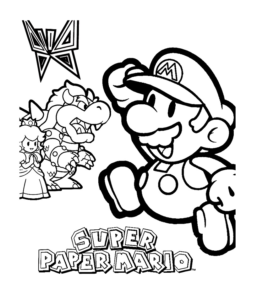 Dibujo para colorear: Super Mario Bros (Videojuegos) #153747 - Dibujos para Colorear e Imprimir Gratis