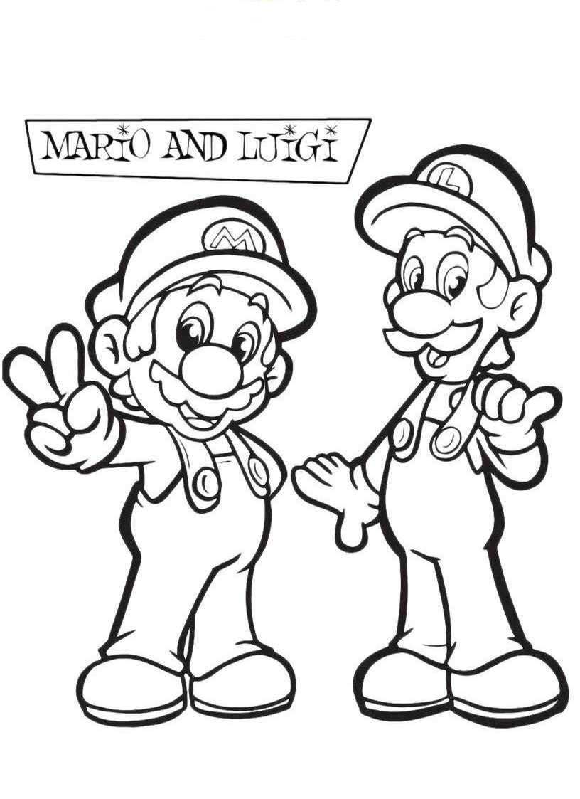 Dibujos de Super Mario Bros #153801 (Videojuegos) para colorear – Páginas  imprimibles gratis