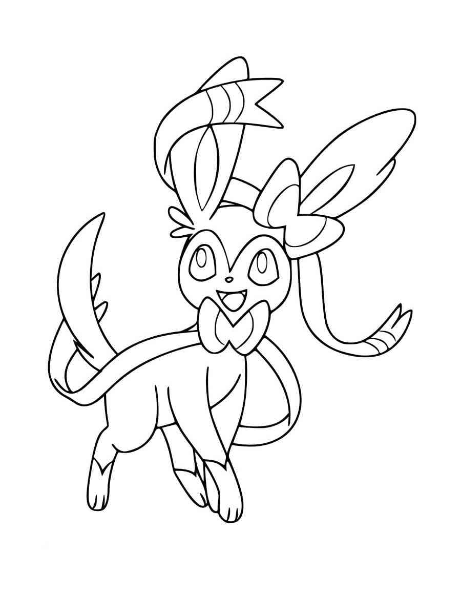 Dibujo gratuito Sylveon #181524 de la coleccion Videojuegos para imprimir Dibujo gratuito Sylveon #181524 de la coleccion Videojuegos para imprimir