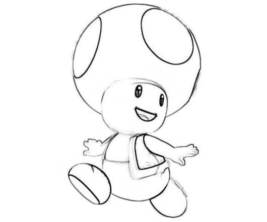 Dibujo para colorear: Toad (Videojuegos) #170233 - Dibujos para Colorear e Imprimir Gratis