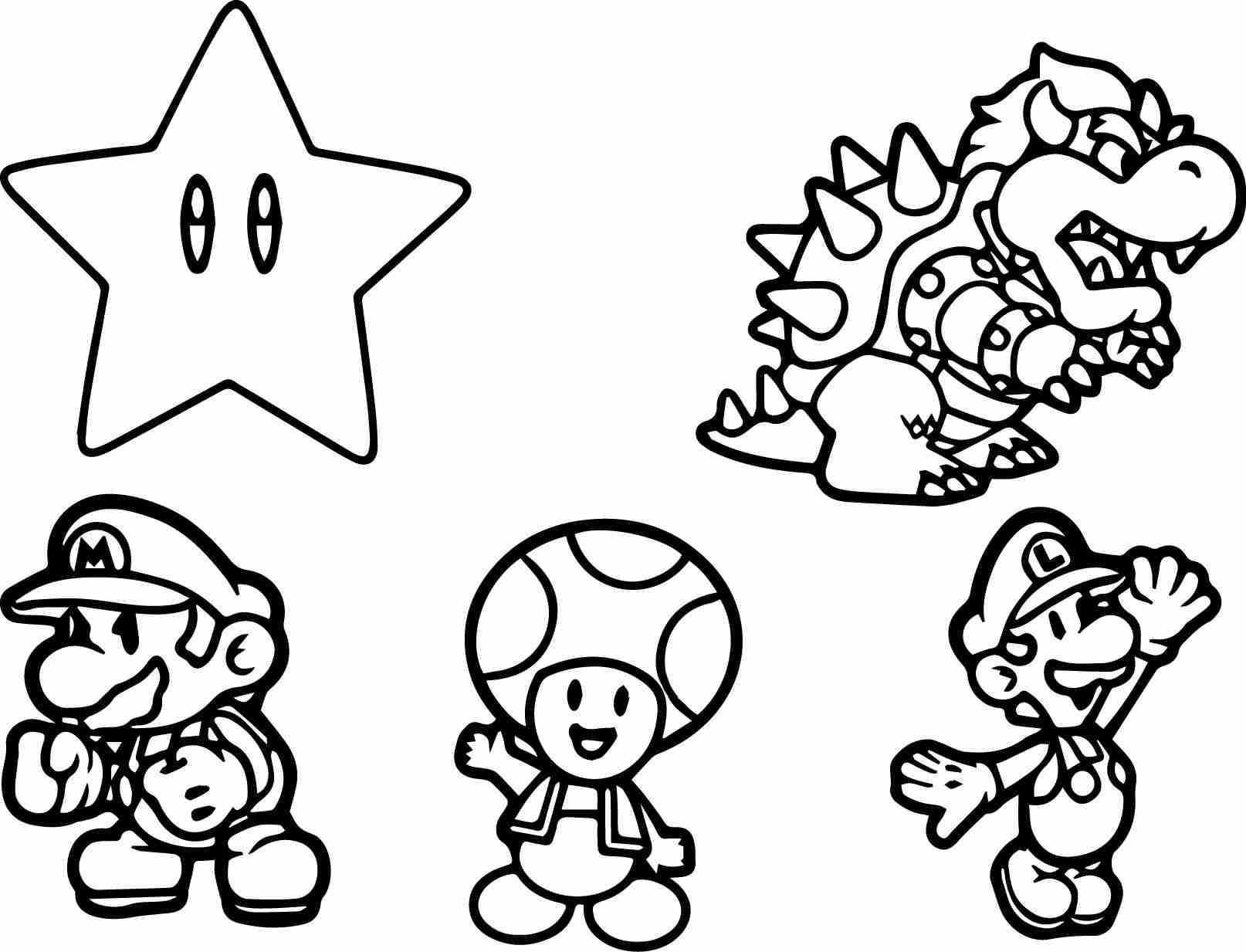 Dibujo para colorear: Toad (Videojuegos) #170234 - Dibujos para Colorear e Imprimir Gratis