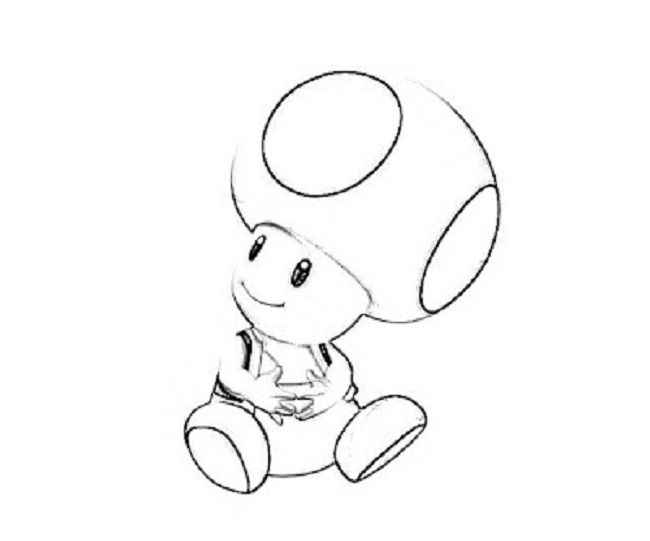 Dibujo para colorear: Toad (Videojuegos) #170239 - Dibujos para Colorear e Imprimir Gratis