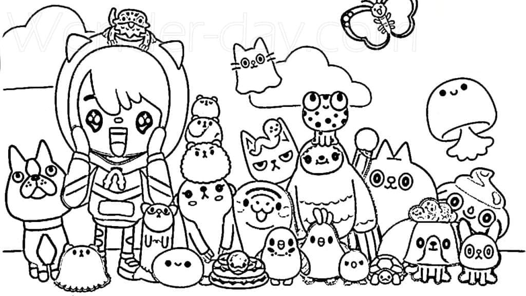 Dibujo gratuito Toca Boca #185768 de la coleccion Videojuegos para imprimir