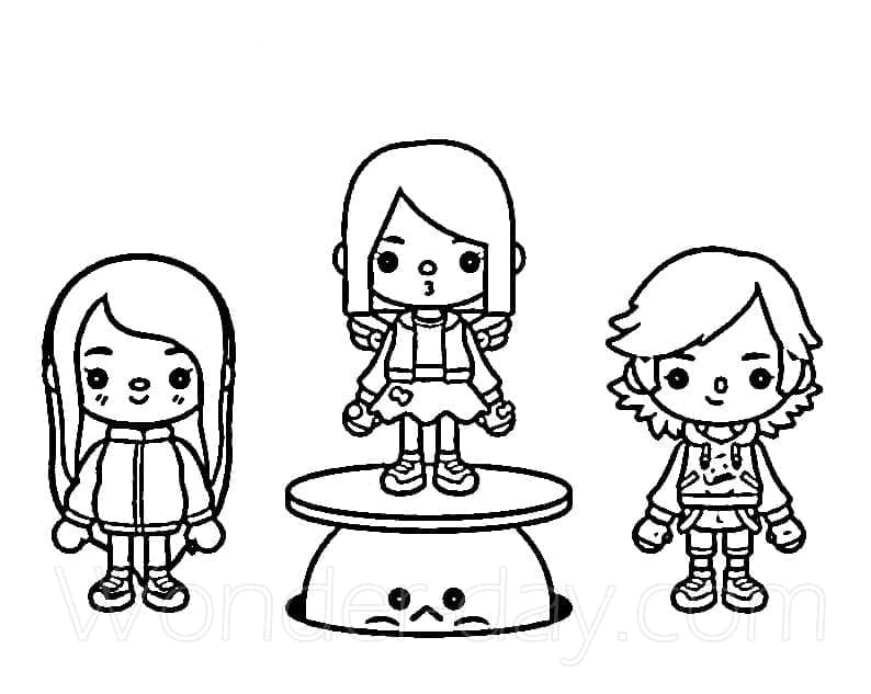 Dibujo gratuito Toca Boca #185773 de la coleccion Videojuegos para imprimir