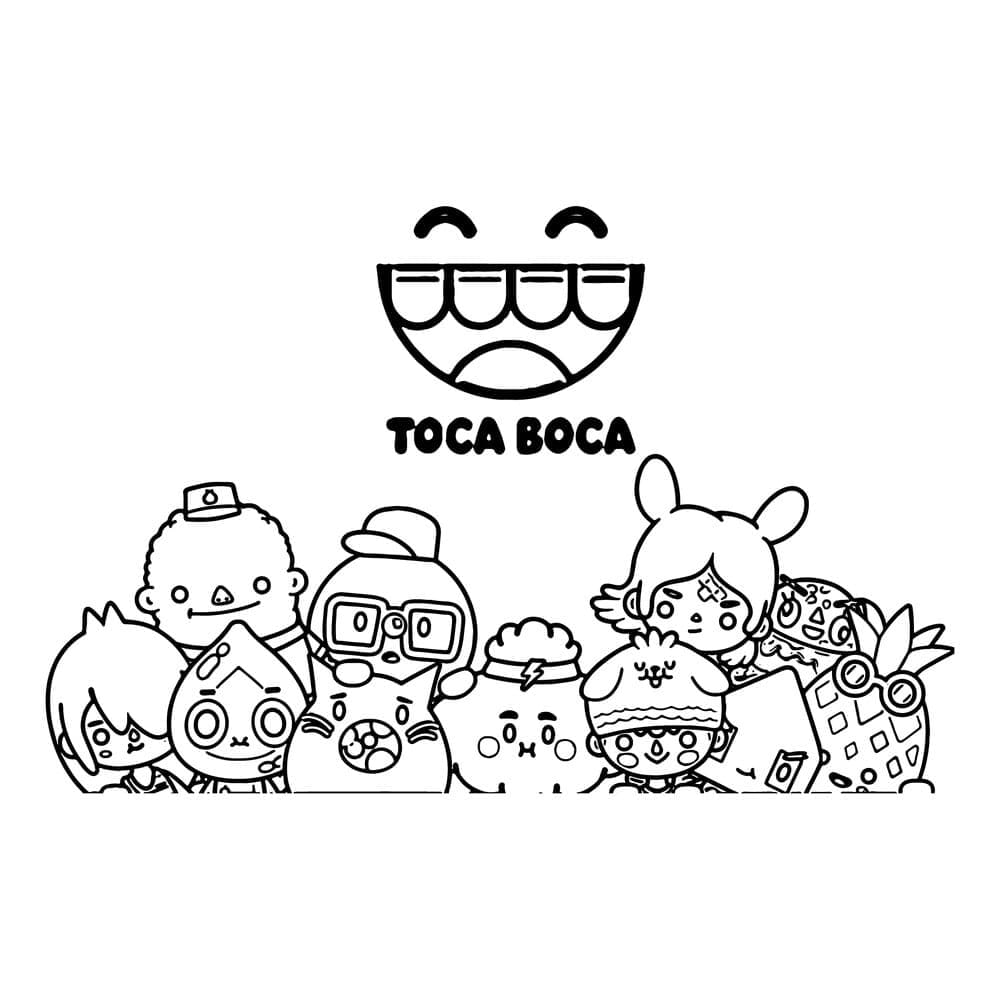 Dibujo gratuito Toca Boca #220232 de la coleccion Videojuegos para imprimir