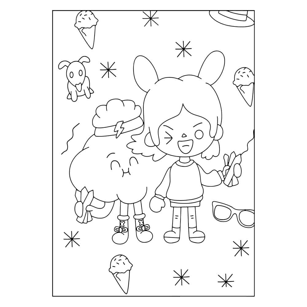 Dibujo gratuito Toca Boca #220235 de la coleccion Videojuegos para imprimir