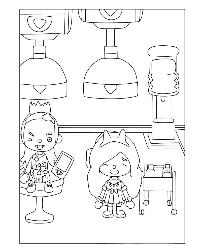 Dibujo gratuito Toca Boca #220236 de la coleccion Videojuegos para imprimir
