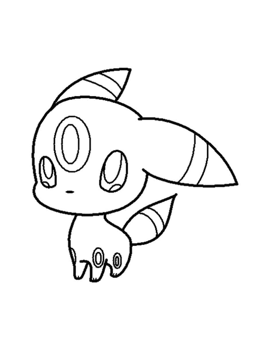 Dibujo para colorear: Umbreon (Videojuegos) #181558 - Dibujos para Colorear e Imprimir Gratis
