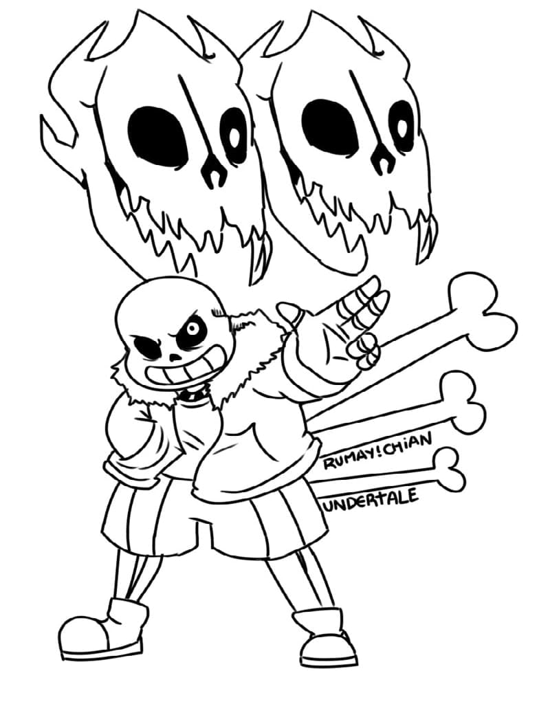 Dibujo gratuito Undertale #213594 de la coleccion Videojuegos para imprimir