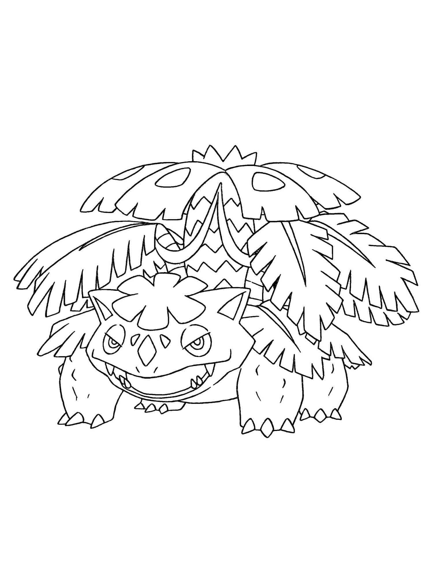Dibujo para colorear: Venusaur (Videojuegos) #216865 - Dibujos para Colorear e Imprimir Gratis