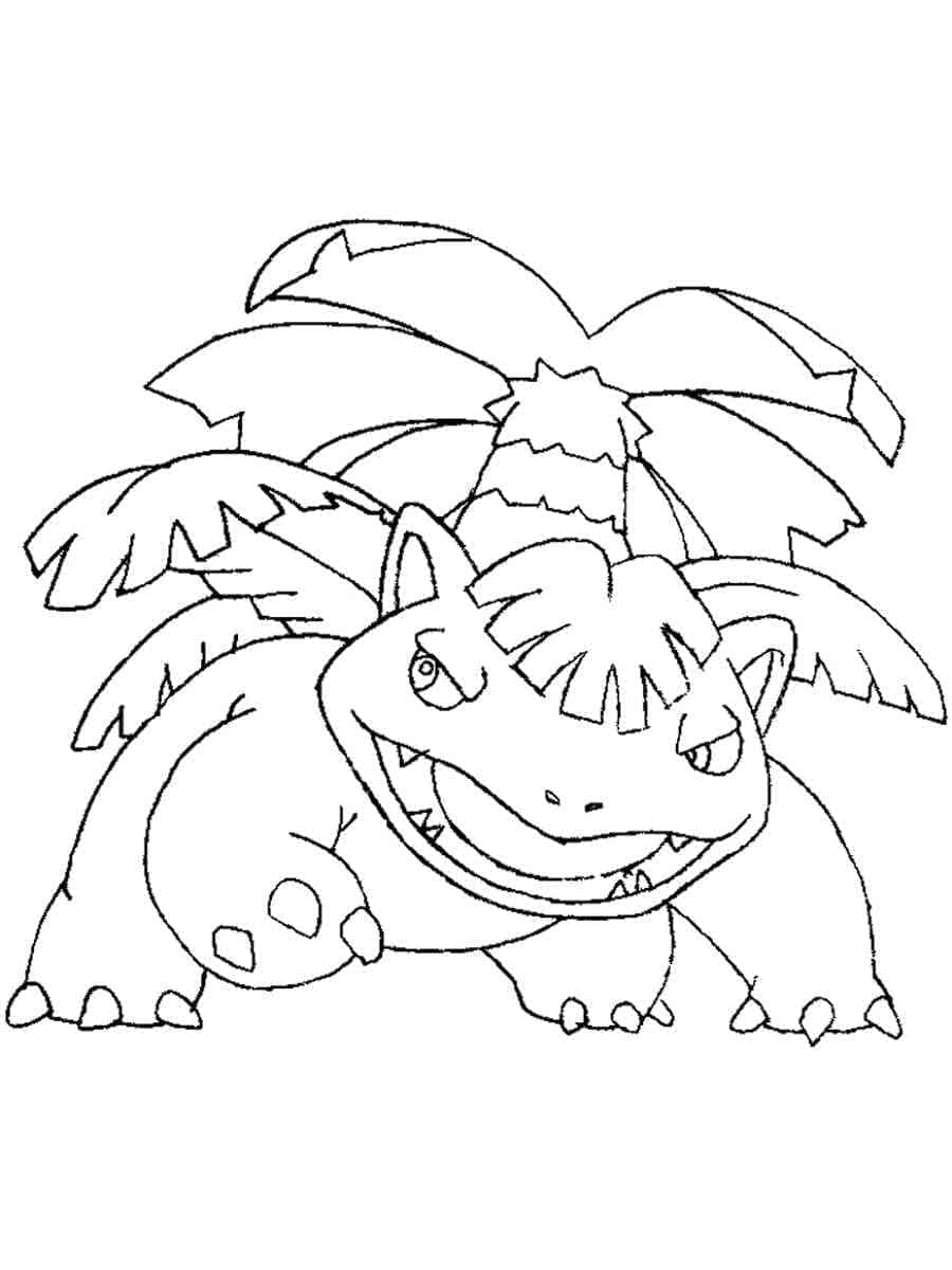 Dibujo para colorear: Venusaur (Videojuegos) #216871 - Dibujos para Colorear e Imprimir Gratis