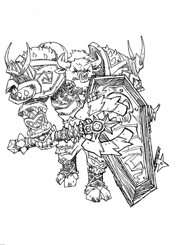 Dibujo para colorear: Warcraft (Videojuegos) #112618 - Dibujos para Colorear e Imprimir Gratis