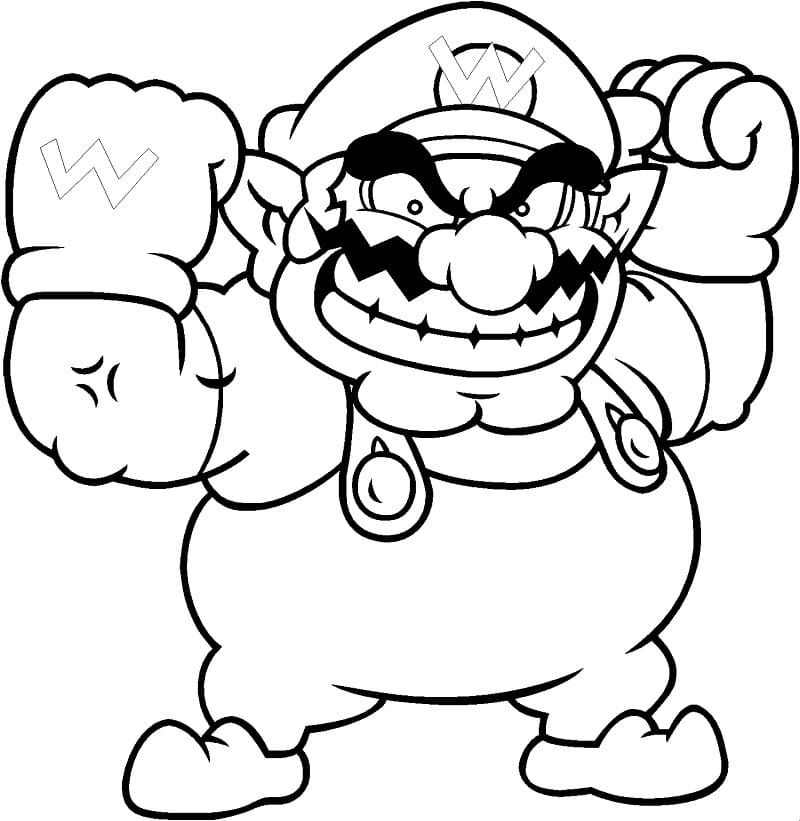 Dibujo gratuito Wario #203048 de la coleccion Videojuegos para imprimir