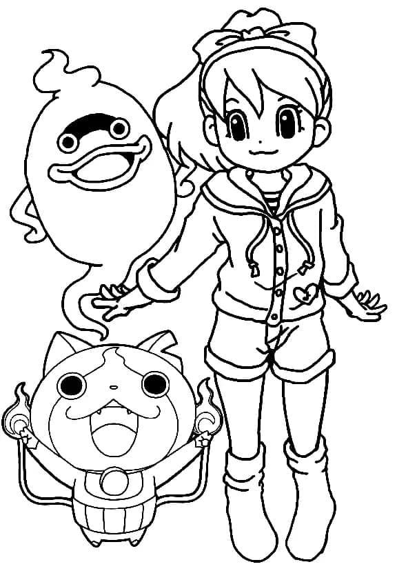 Dibujo gratuito Yo-kai Watch #196899 de la coleccion Videojuegos para imprimir