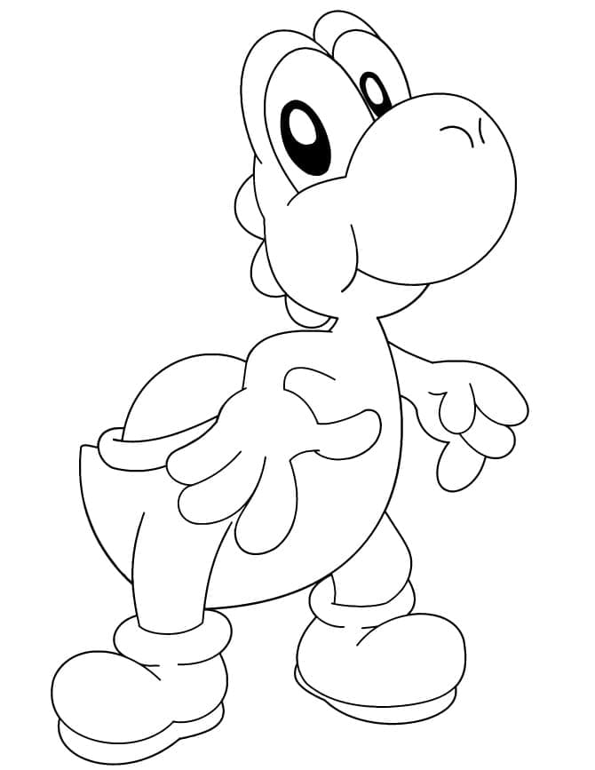Dibujo gratuito Yoshi #195185 de la coleccion Videojuegos para imprimir