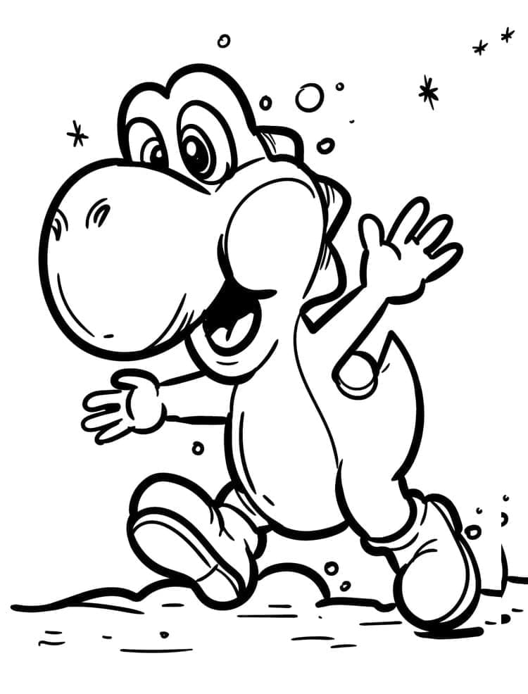 Dibujo gratuito Yoshi #195186 de la coleccion Videojuegos para imprimir