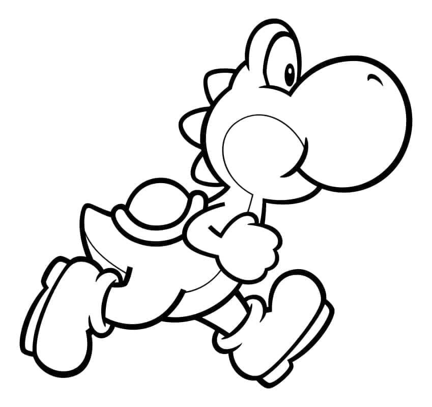Dibujo gratuito Yoshi #195198 de la coleccion Videojuegos para imprimir
