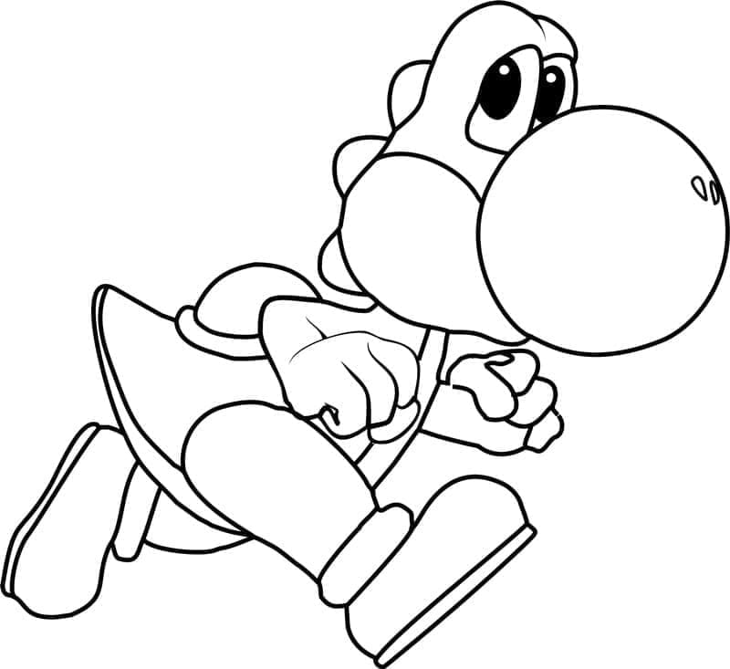 Dibujo gratuito Yoshi #195201 de la coleccion Videojuegos para imprimir