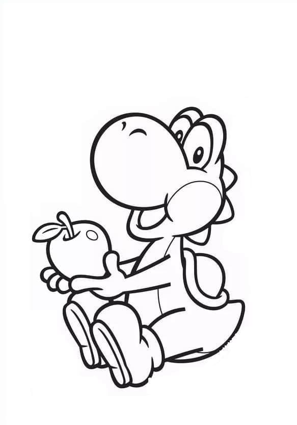Dibujo gratuito Yoshi #195209 de la coleccion Videojuegos para imprimir