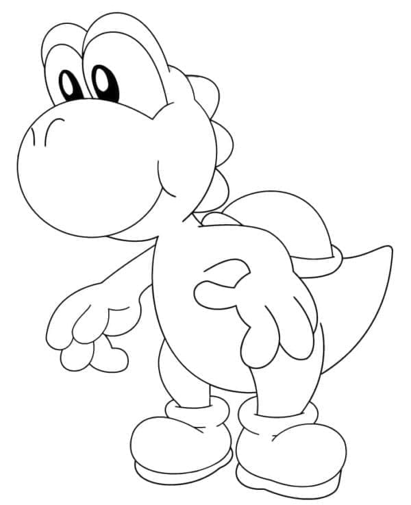 Dibujo gratuito Yoshi #195211 de la coleccion Videojuegos para imprimir