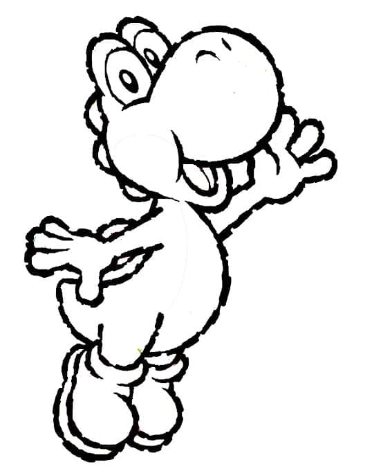 Dibujo gratuito Yoshi #195214 de la coleccion Videojuegos para imprimir