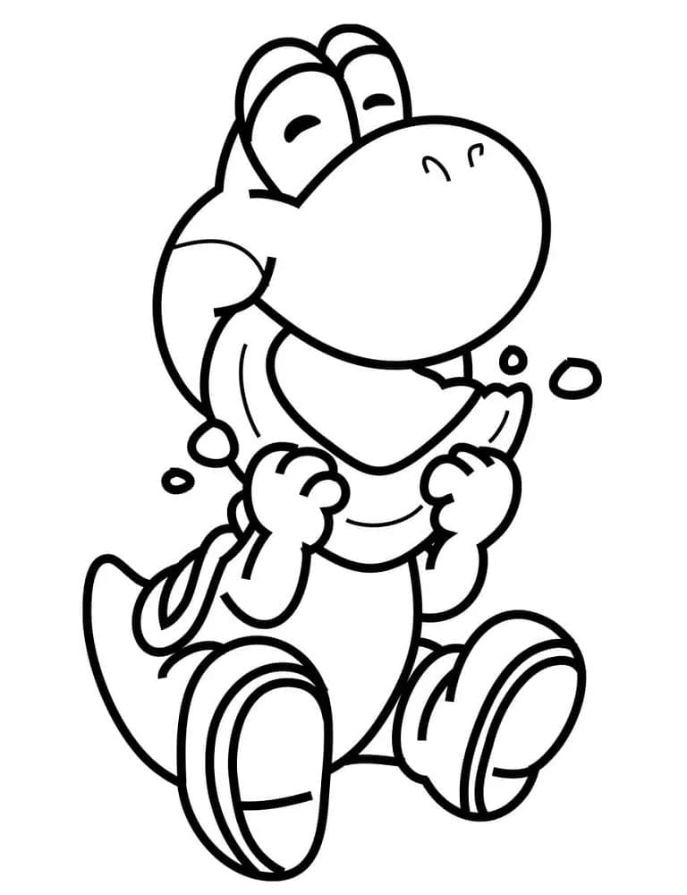 Dibujo gratuito Yoshi #195216 de la coleccion Videojuegos para imprimir